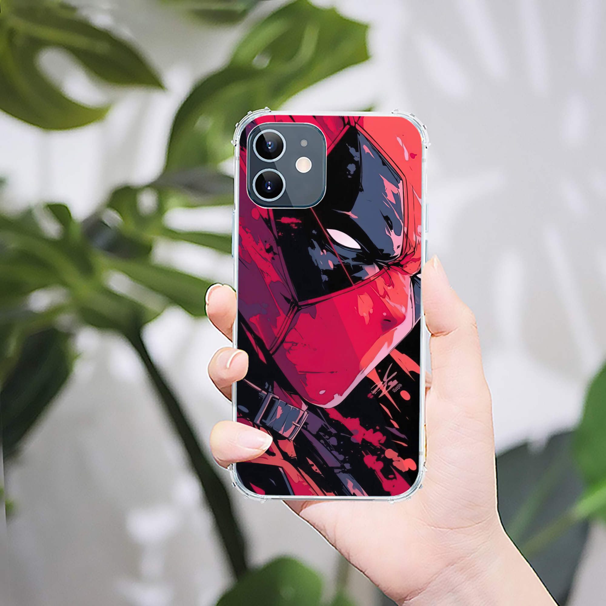 （画像用） Deadpool デッドプール 【iPhone 12シリーズ対応】透明スマホケース（クリアソフトケース）